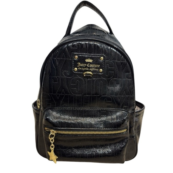 Juicy Couture Handbags - Juicy Couture Ransom Note Black Mini Backpack Super Cute Bag Perfect For Travel